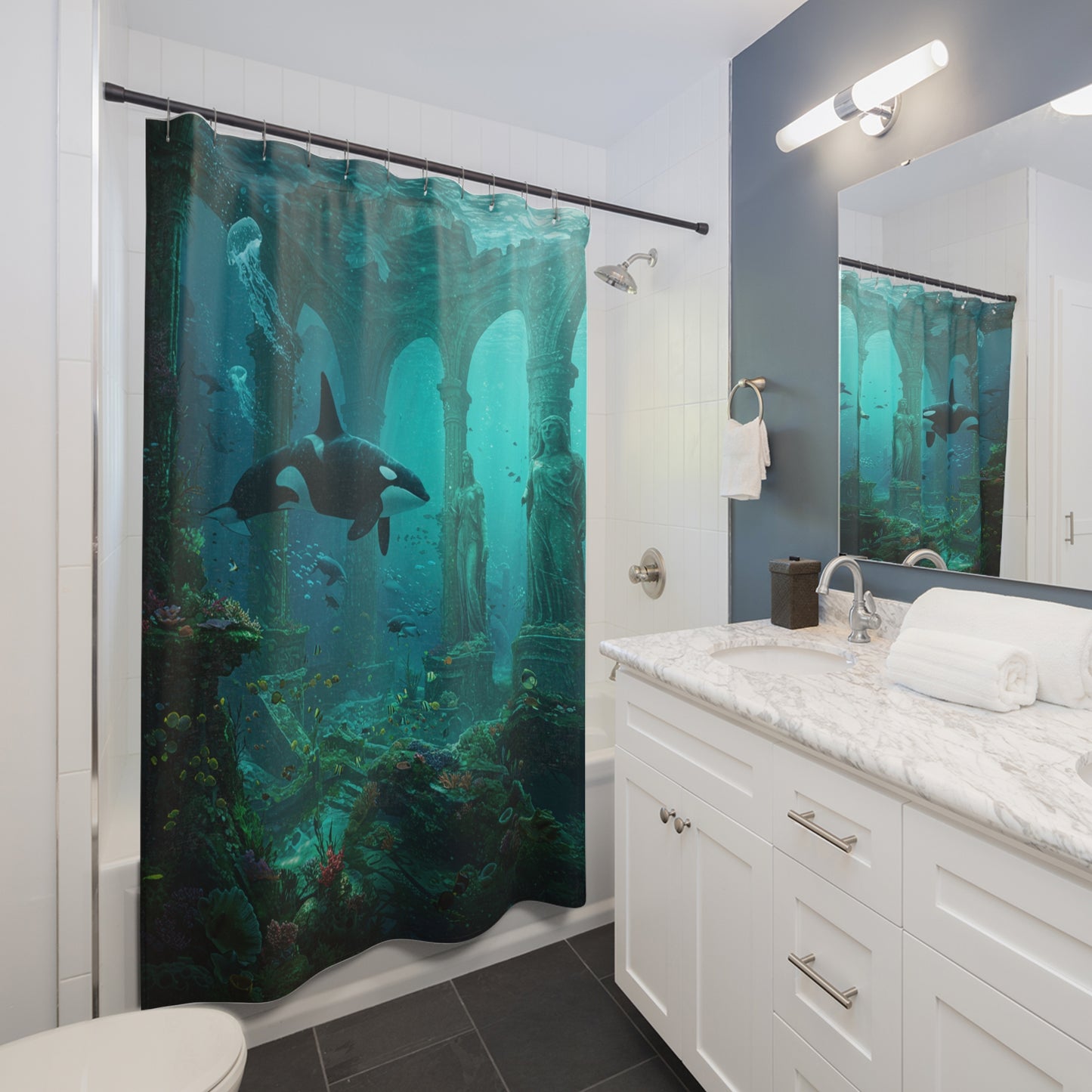 Atlantis Edge: The Lost City #6 Shower Curtain