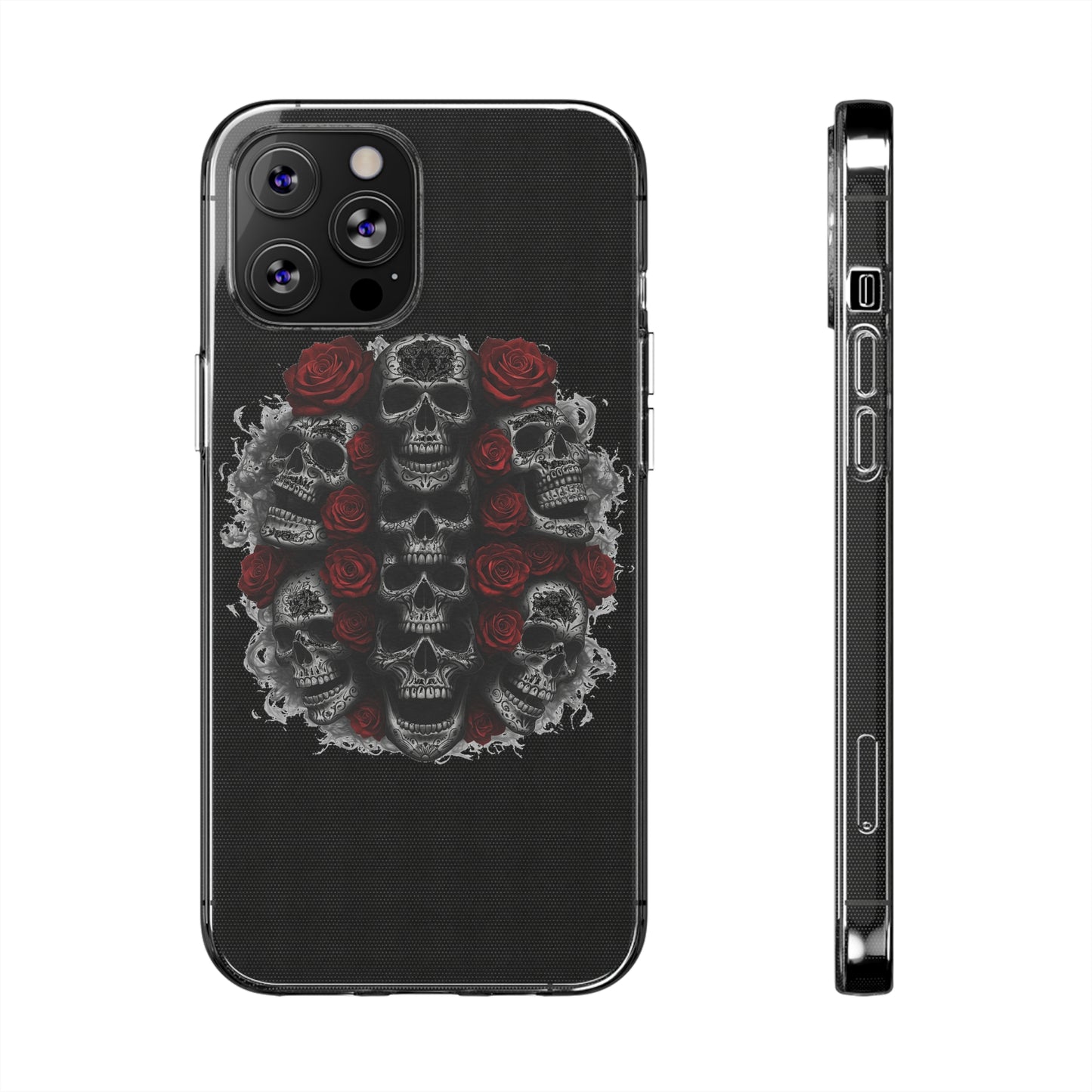 LaCatrina Edge: Sleek Clear Silicone Phone Case #30