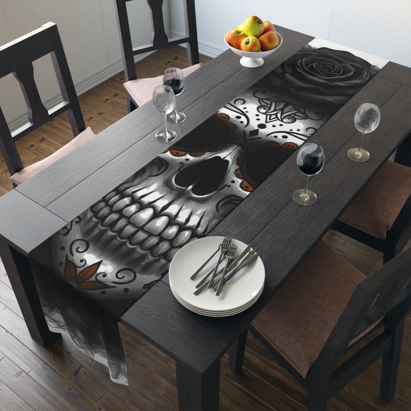 LaCatrina Edge: Bold & Mysterious Table Runner
