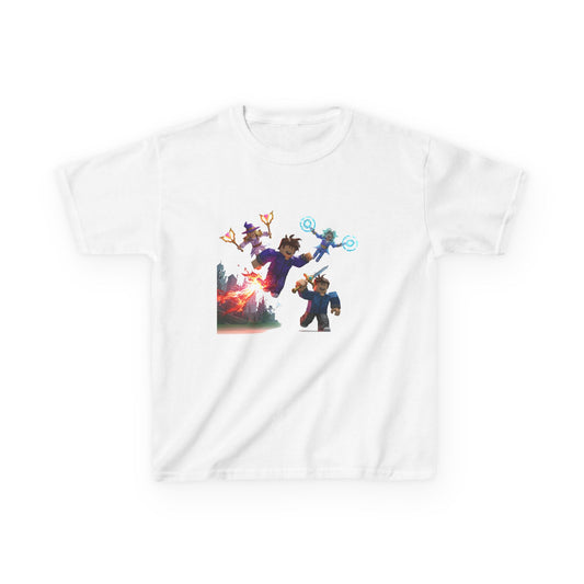 Pixel Pals Adventure - Trendy Kids Heavy Cotton™ Tee