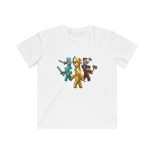 Pixel Power Adventure Kids Tee - Mine Warriors Inspired!