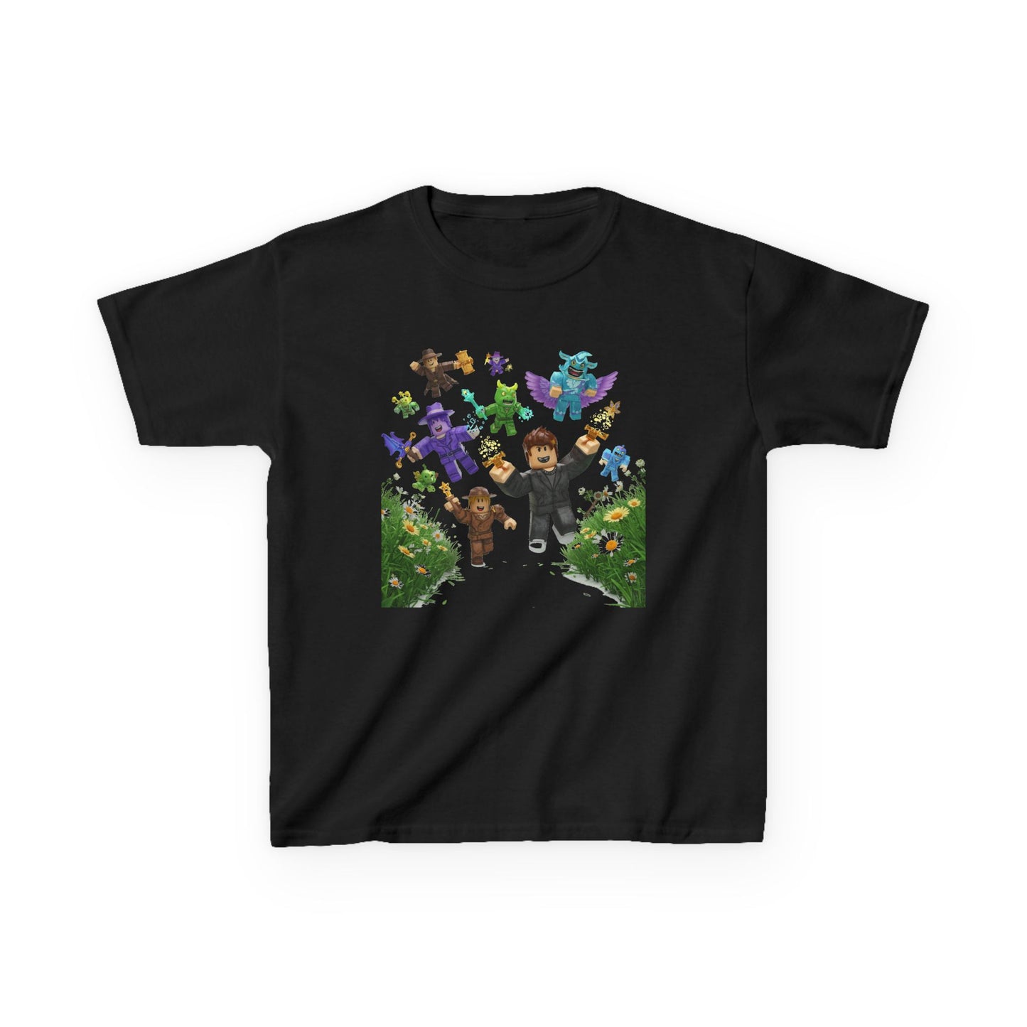 Pixel Pals Adventure - Trendy Kids' Heavy Cotton Tee