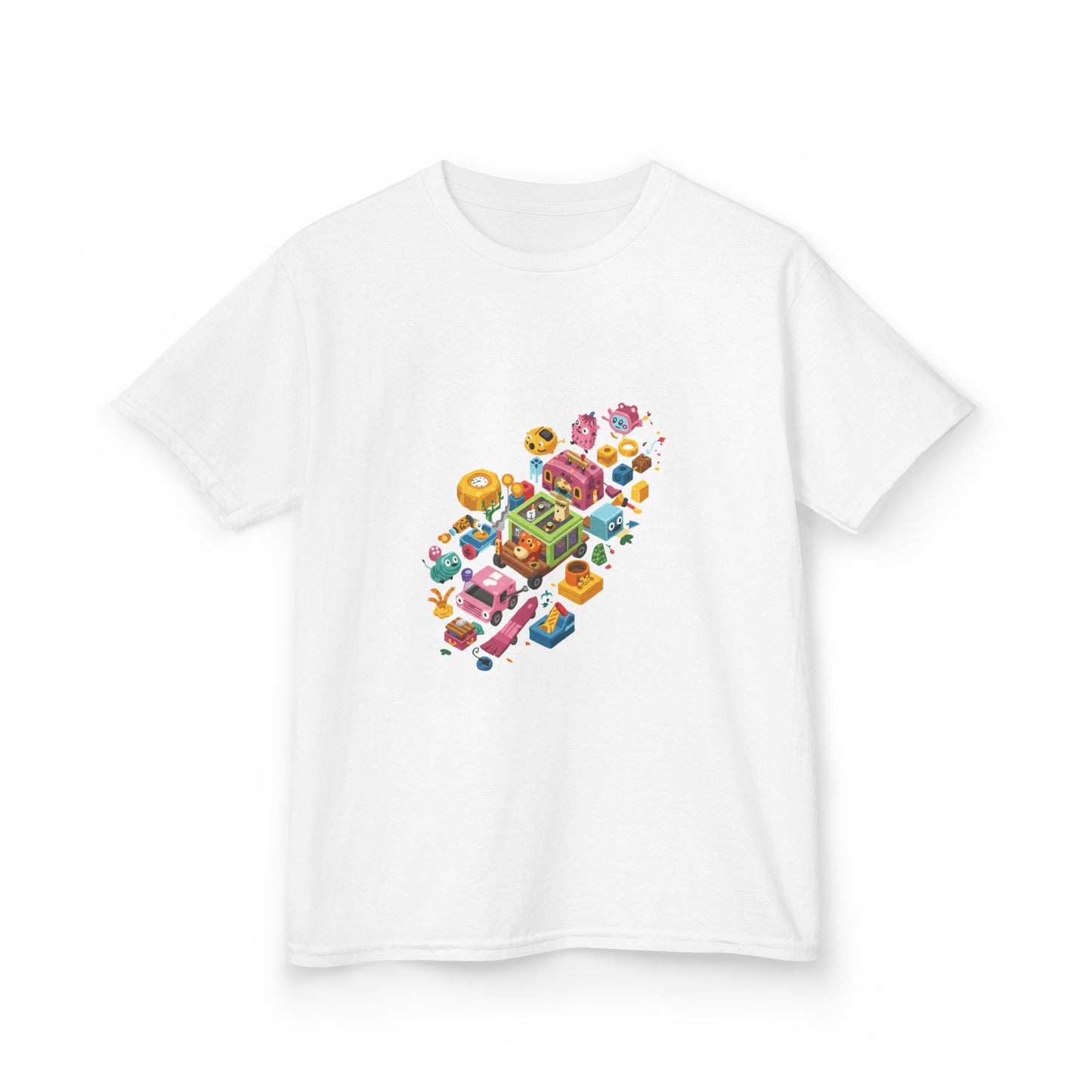 Level Up! Kids' Gamer-Style Heavy Cotton Tee