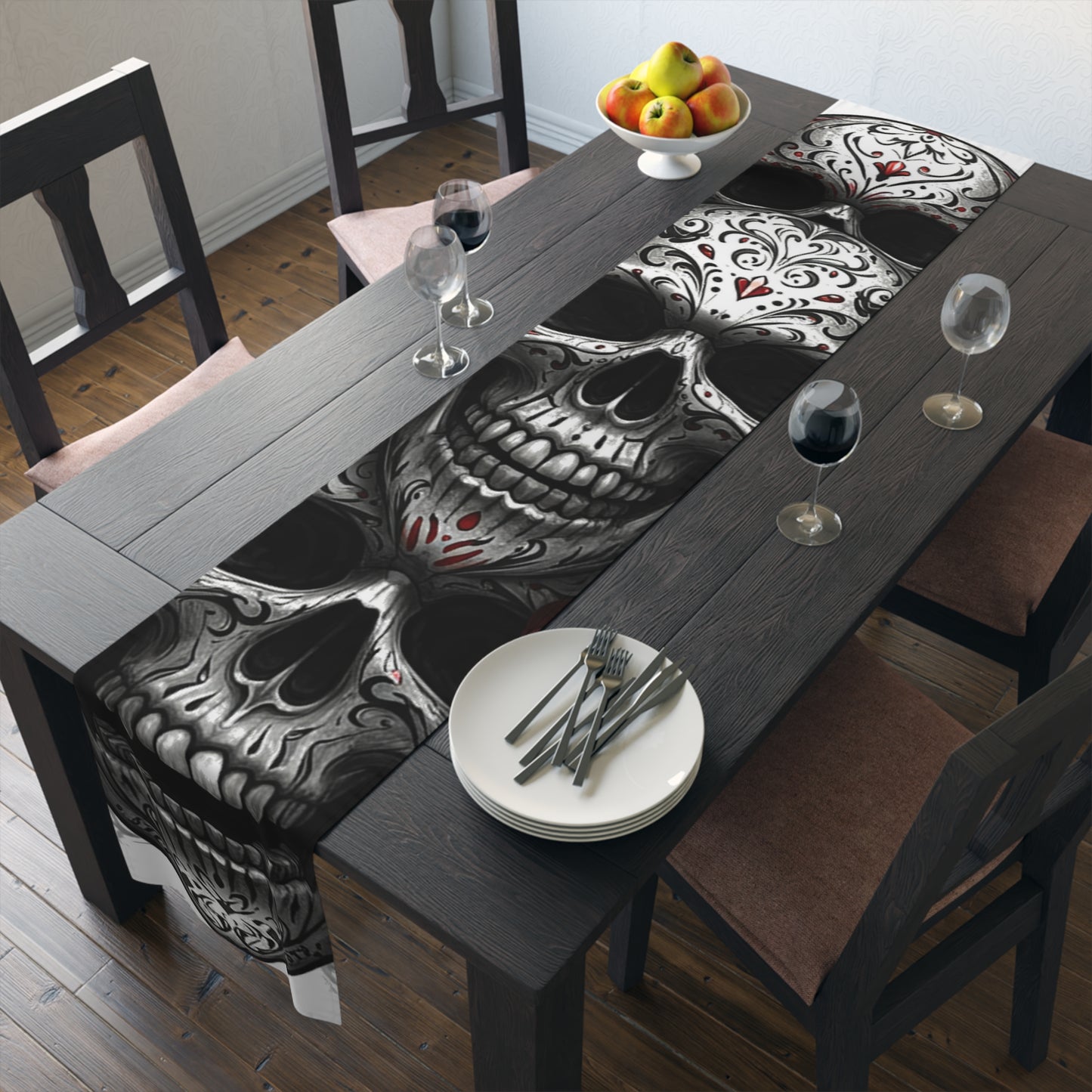 LaCatrina Edge: Bold & Mysterious Table Runner