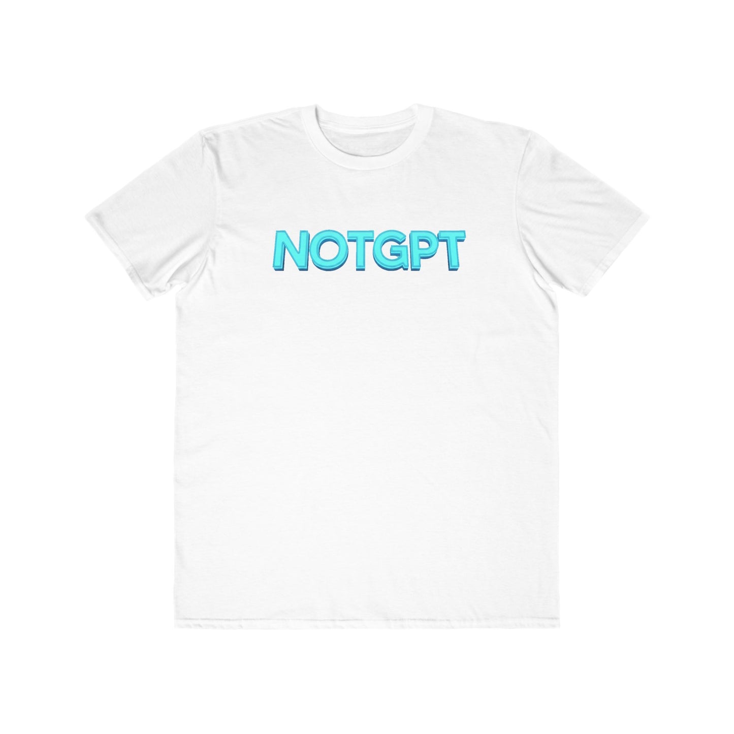 NOTGPT Cyan Glow – Snug Tee