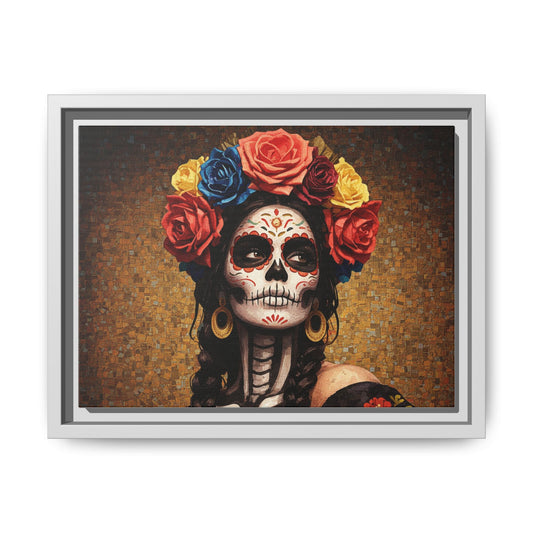 LaCatrina Elegance #15: Multicolor Matte Framed Canvas