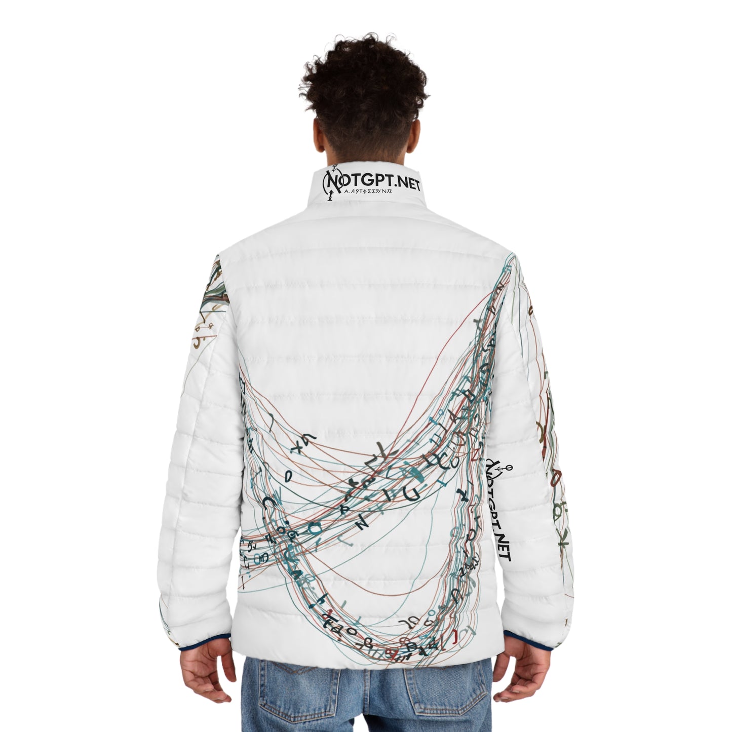 NOTGPT Synergy - Puffer Jacket - All-over Print