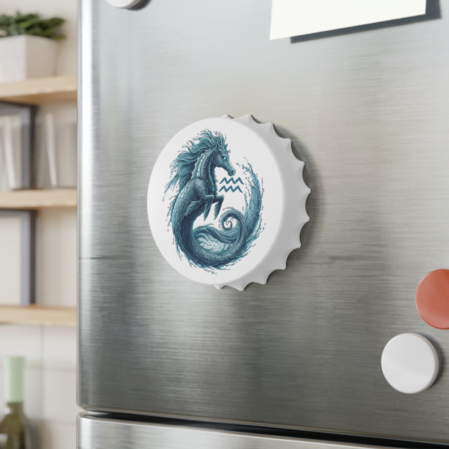 Aquarius Zodiac Charm Bottle Opener – Trendy Galaxy Design