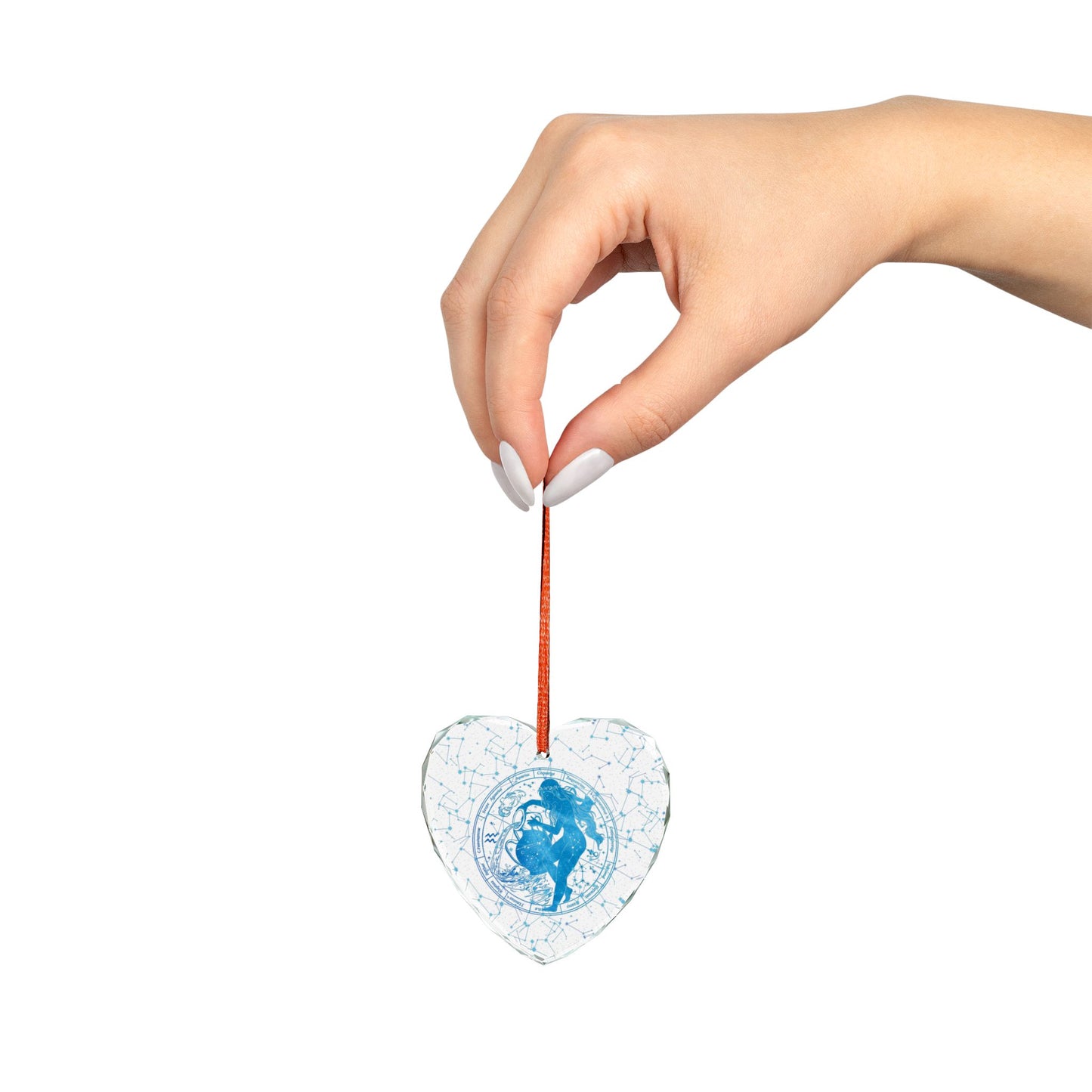 Aquarius Edge: Zodiac Rebel Crystal Ornament