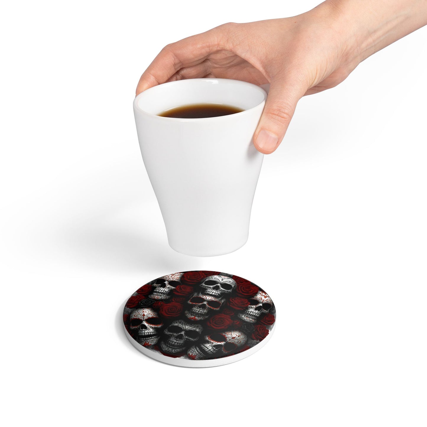 LaCatrina Edge: Ceramic Coaster #25 - Embrace Your Bold Side
