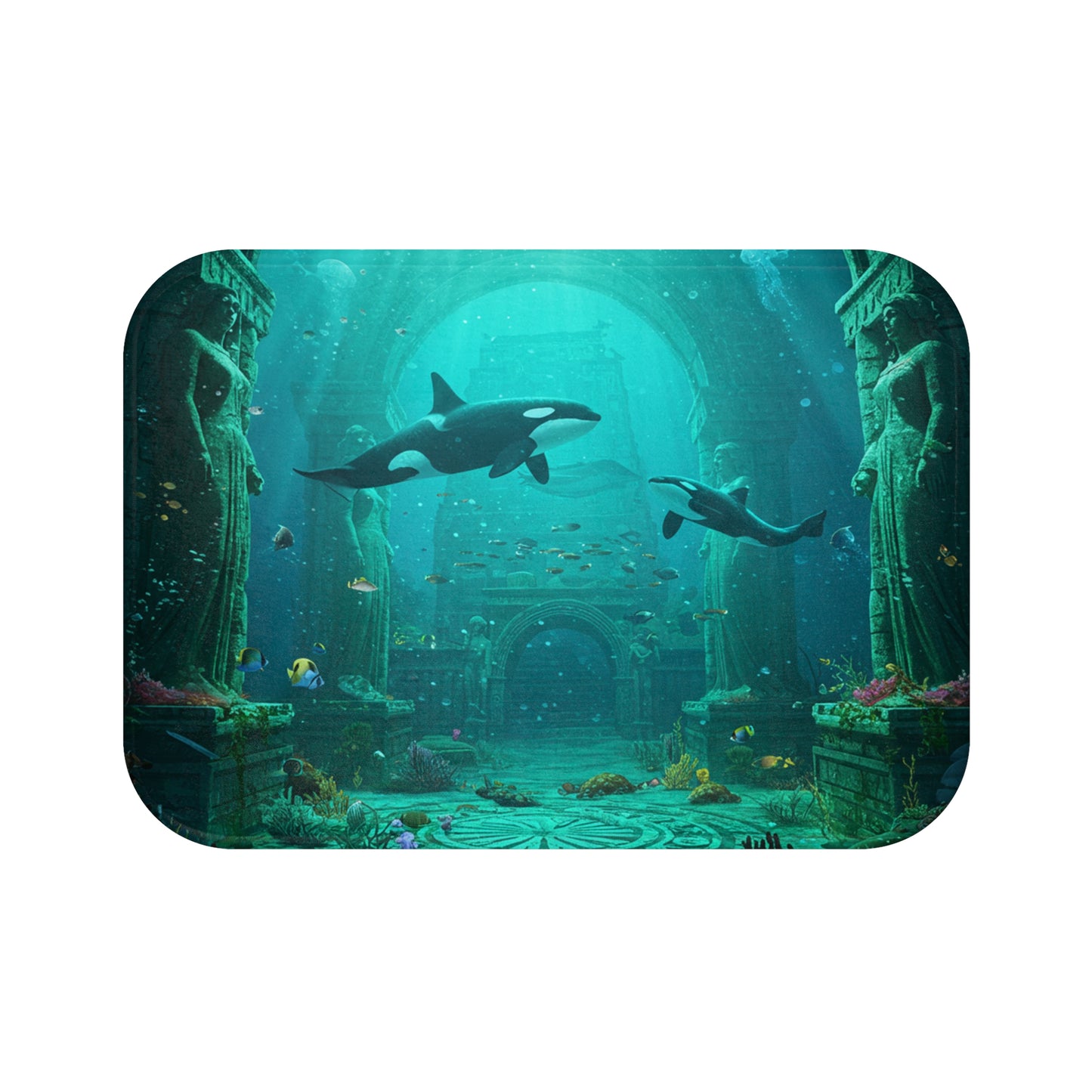 Atlantis Escape: Casual Bath Mat
