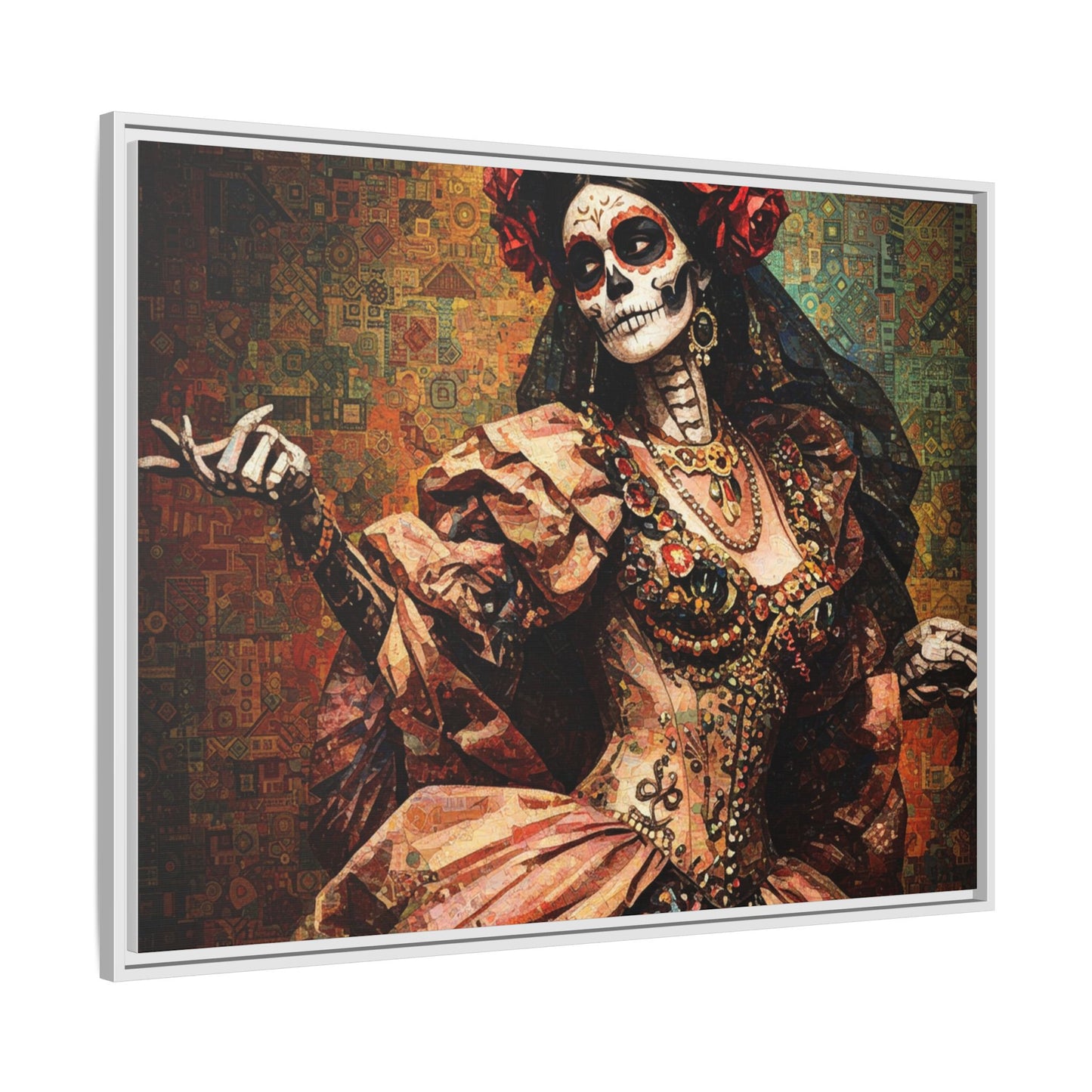 LaCatrina Elegance: Professional Art Series #6 - Framed Matte Canvas