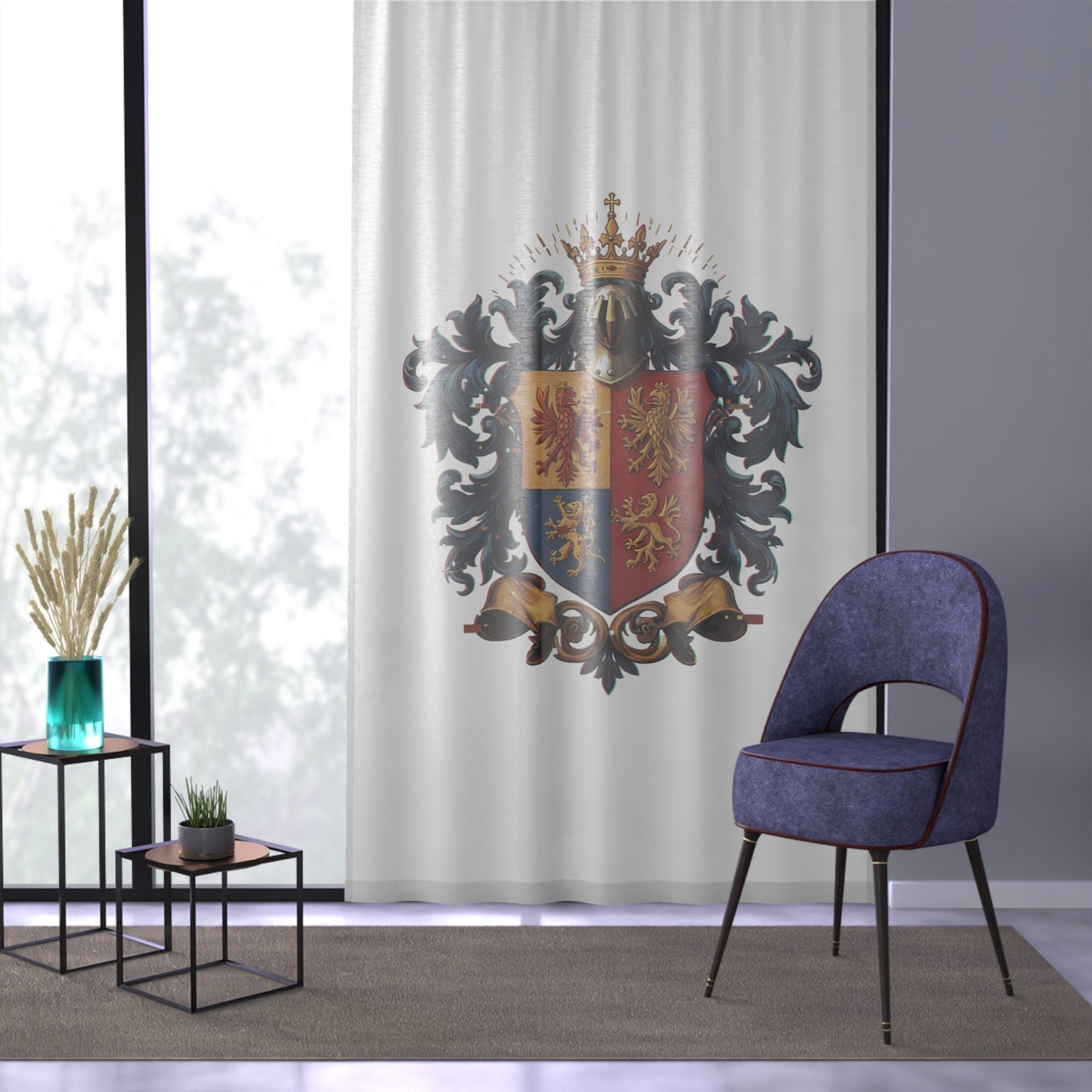 Guild Emblem Chic Window Curtain - Trendsetter Collection #40