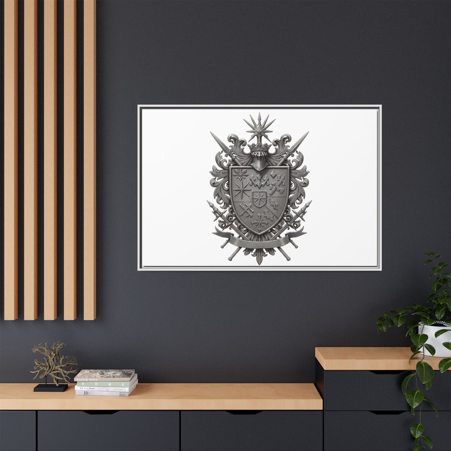 Elegant Guild #8 - Professional Multi-Color Framed Canvas