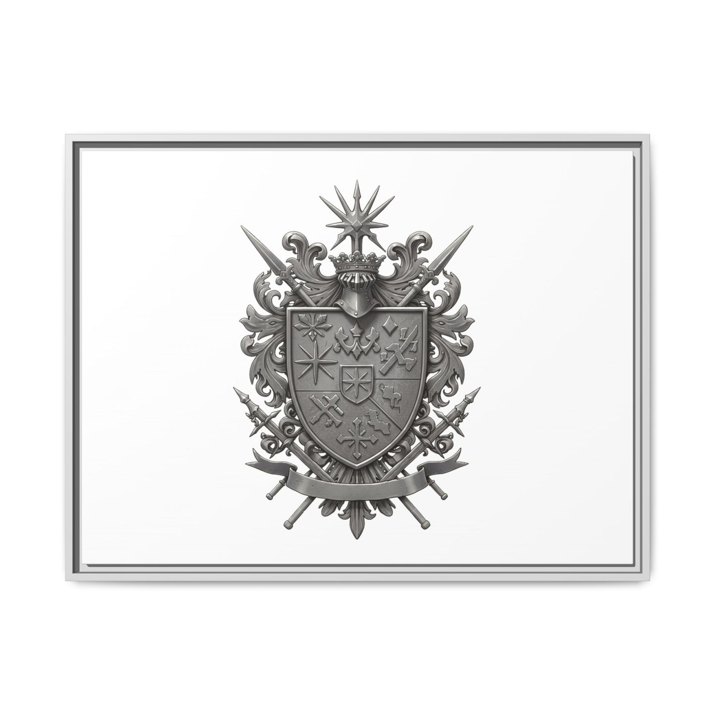 Elegant Guild #8 - Professional Multi-Color Framed Canvas