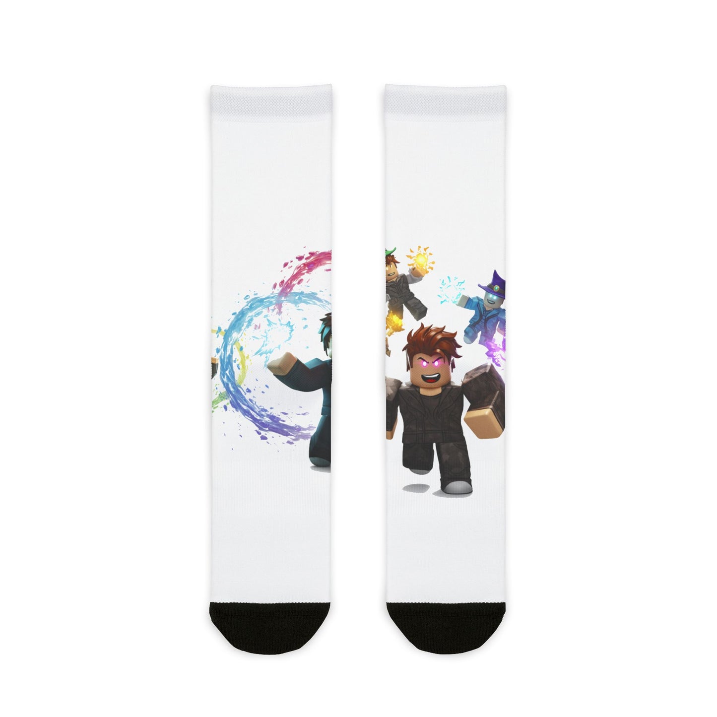 Voxel Invasion Edgy Crew Socks