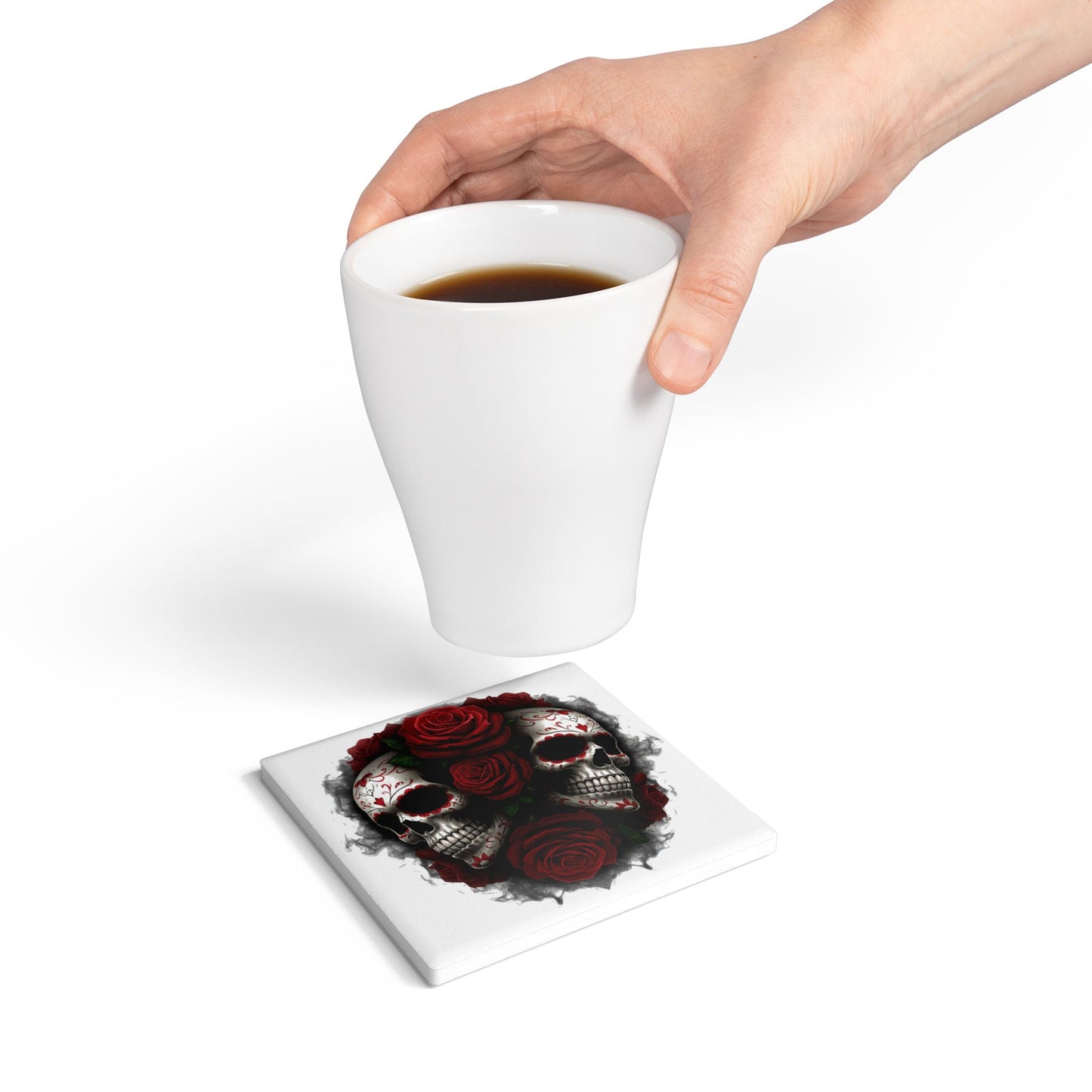 LaCatrina Edge: Dare to Dazzle Ceramic Coaster