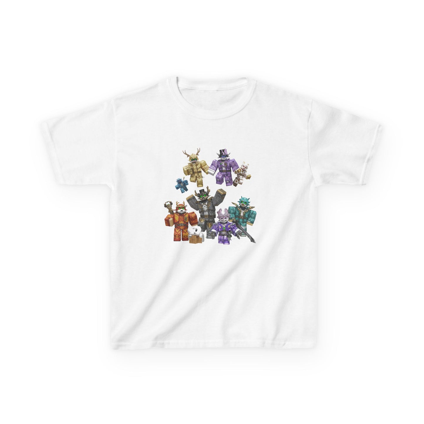 Pixel Pals Adventure - Kids' Trendy Voxel Tee