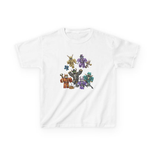 Pixel Pals Adventure - Kids' Trendy Voxel Tee