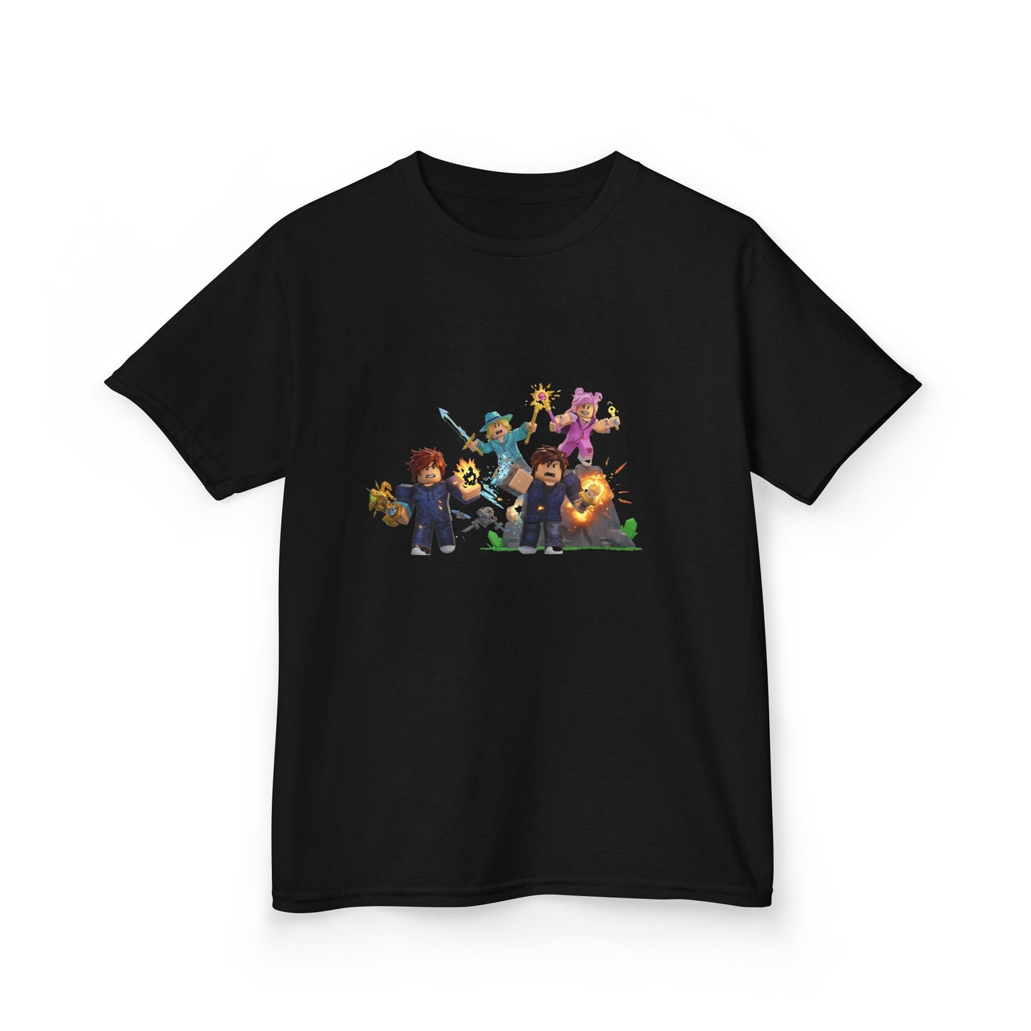 Voxel Adventure Kids' Heavy Cotton Tee - Trendy Edition #130