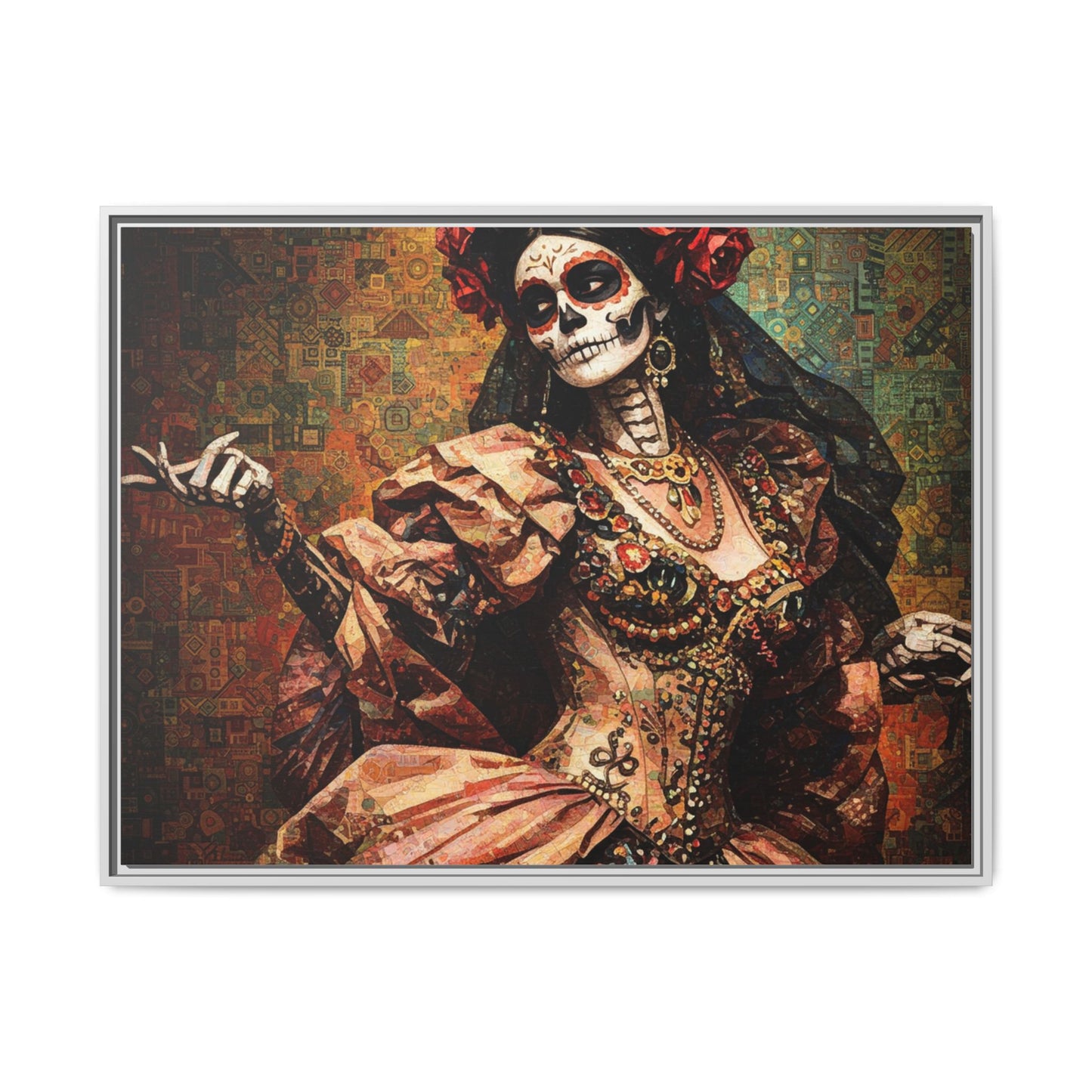 LaCatrina Elegance: Professional Art Series #6 - Framed Matte Canvas