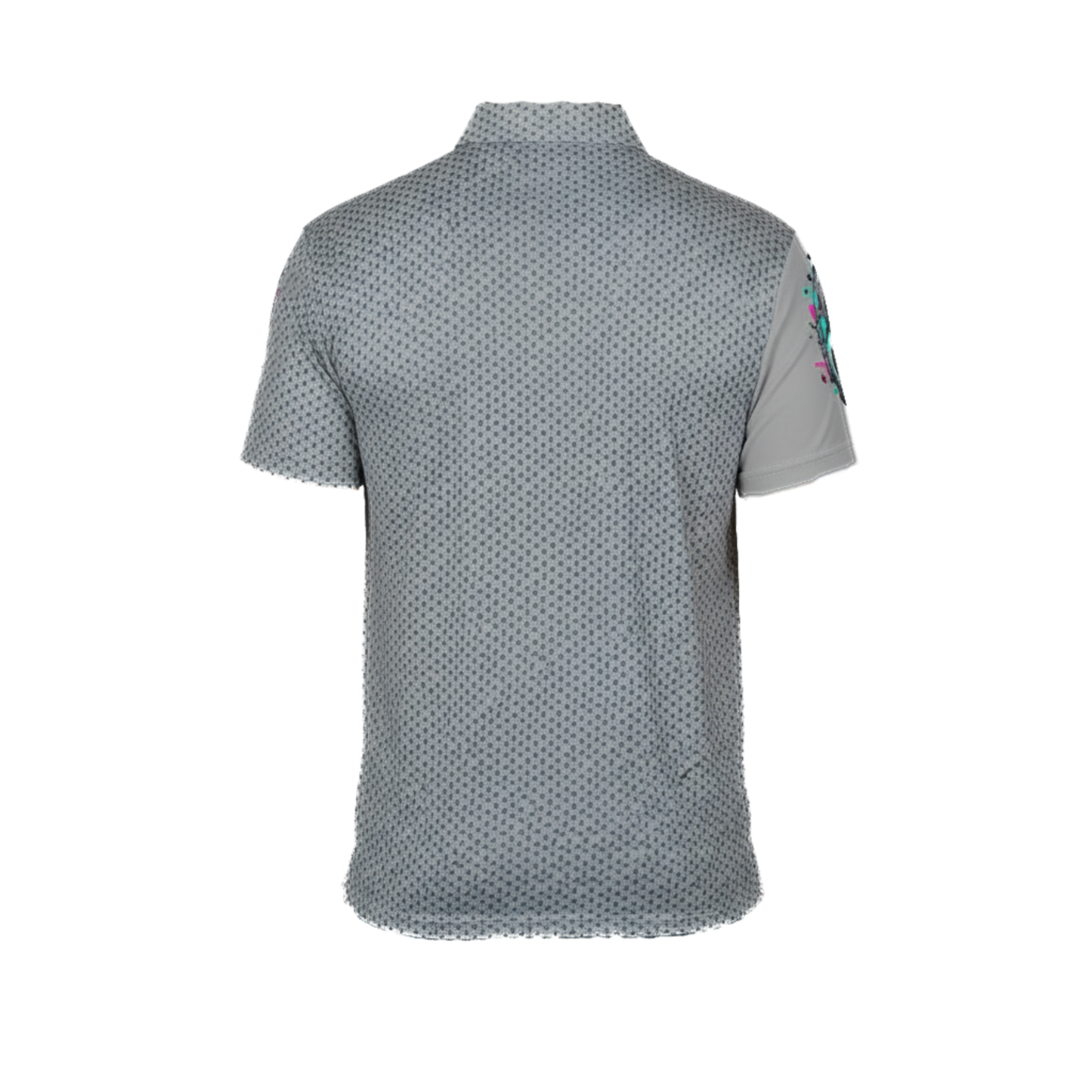 NOTGPT Glitched Vapor — Polyester Polo - All-over Print