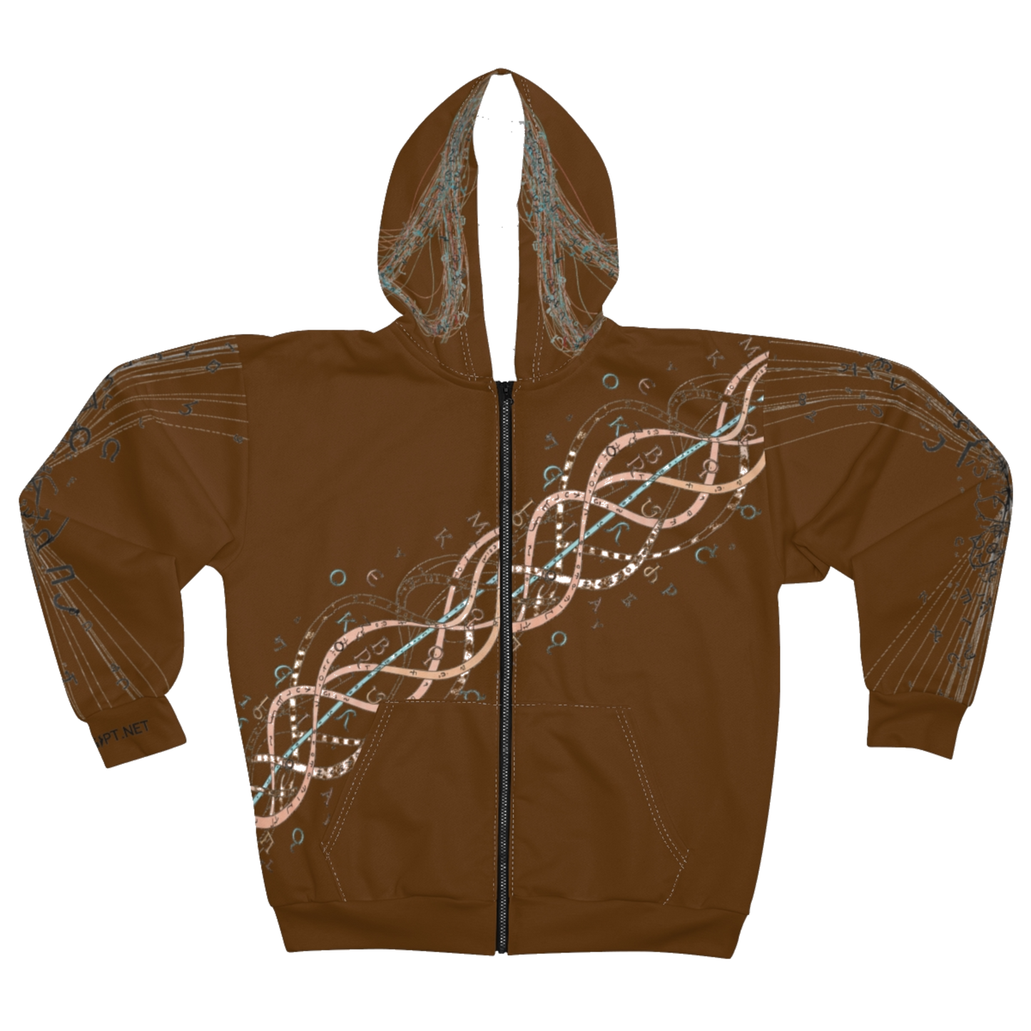 NOTGPT Chaos in Motion - Zip Up Jacket - All-over Print