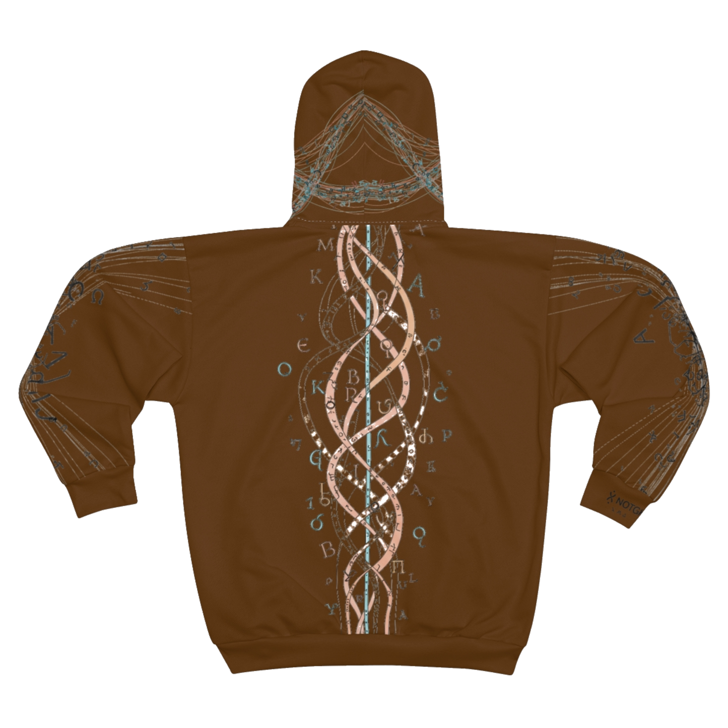 NOTGPT Chaos in Motion - Zip Up Jacket - All-over Print